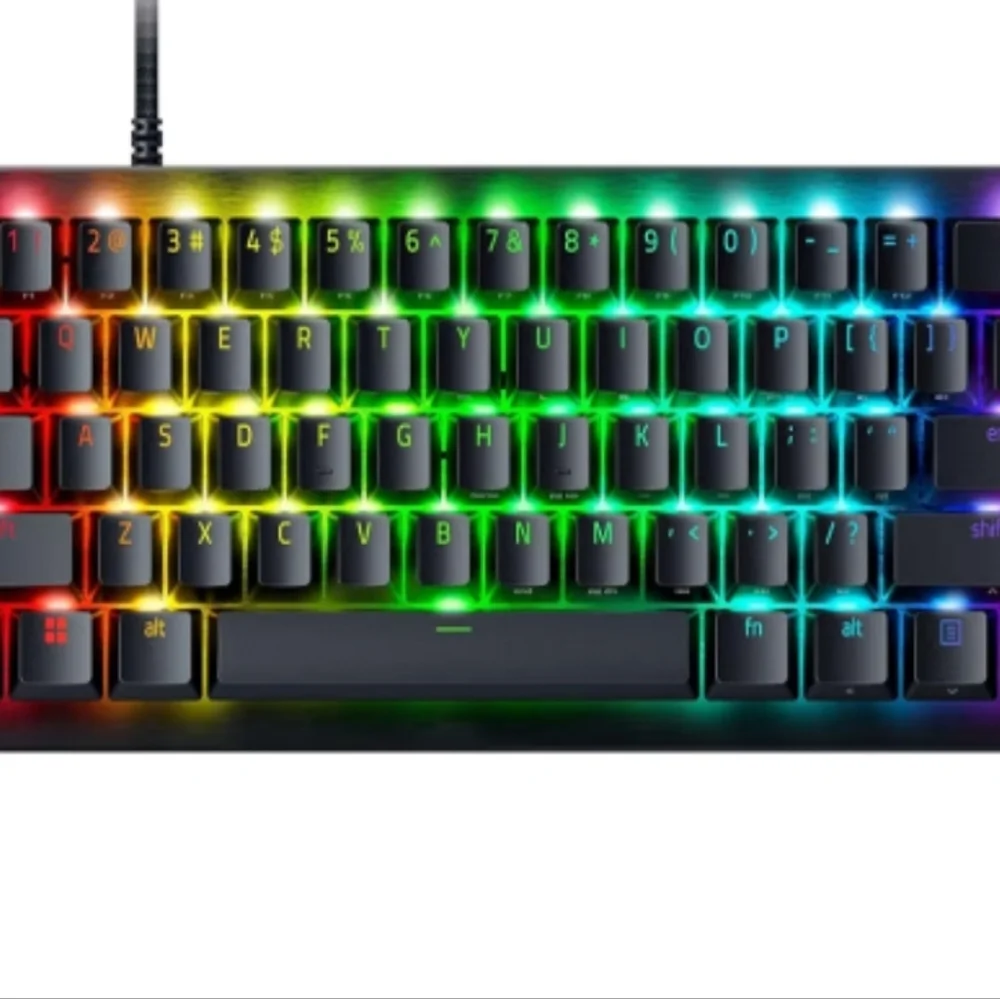 Gaming computer keyboard, Razer huntsman v3 pro mini keyboard.